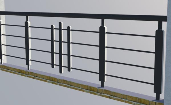 Các mẫu lan can nhà phố hiện đại