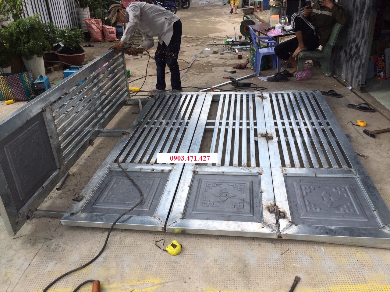 Hàn cửa sắt tại nhà