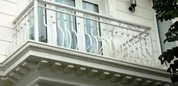 Mẫu lan can họa tiết uốn lượn