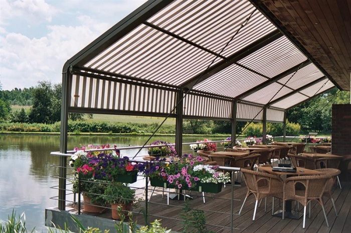 Mẫu mái che dành cho quán cà phê siêu đẹp