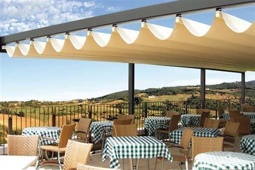 Mẫu mái che lượn sóng