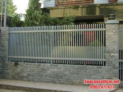 Mẫu hàng rào sắt đẹp