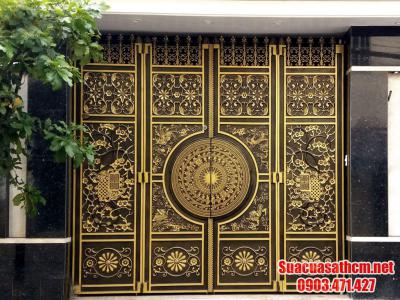 Cổng nhôm đúc và cổng sắt mỹ thuật