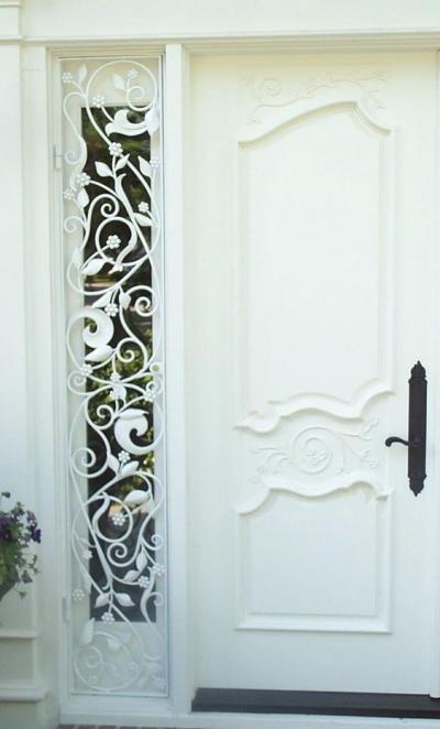 Hoa sắt bảo vệ mẫu hoa văn uốn lượn 10