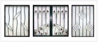 Hoa sắt bảo vệ mẫu hoa văn uốn lượn 9