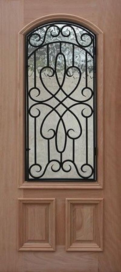 Hoa sắt bảo vệ mẫu hoa văn uốn lượng 11