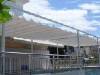 Mái che bằng bạt lượng sóng đẹp