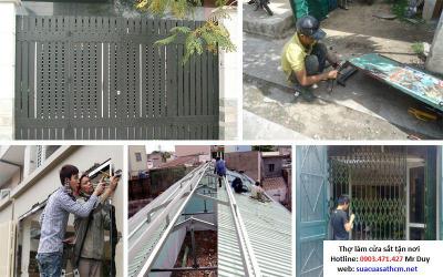 Sửa cửa sắt giá rẻ HCM